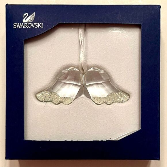 SWAROVSKI Angel Wings Crystal Ornament 0944874 - Picture 1 of 9